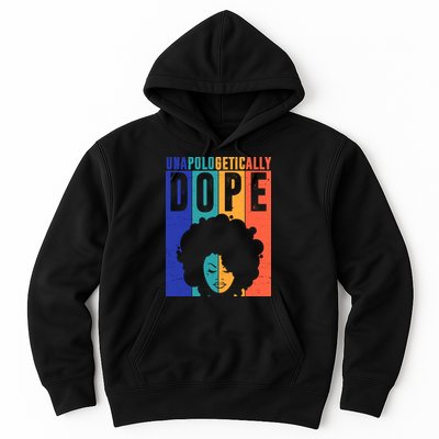 Unapologetically Dope Retro Colorful Hoodie