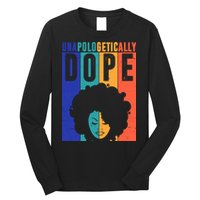 Unapologetically Dope Retro Colorful Long Sleeve Shirt