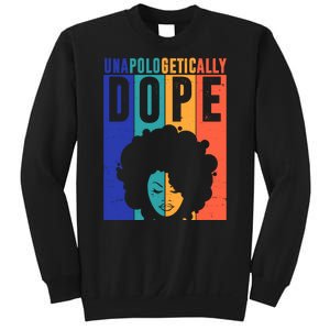 Unapologetically Dope Retro Colorful Sweatshirt