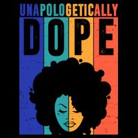 Unapologetically Dope Retro Colorful Flatbill Hat