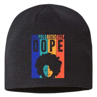 Unapologetically Dope Retro Colorful Sustainable Beanie