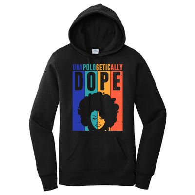 Unapologetically Dope Retro Colorful Women's Pullover Hoodie