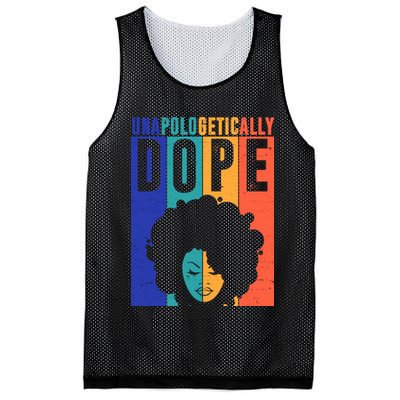 Unapologetically Dope Retro Colorful Mesh Reversible Basketball Jersey Tank