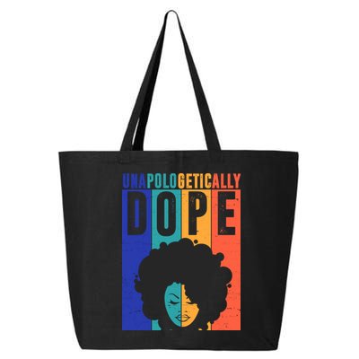 Unapologetically Dope Retro Colorful 25L Jumbo Tote