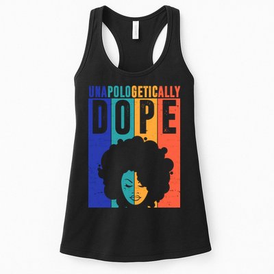 Unapologetically Dope Retro Colorful Womens Tank Top
