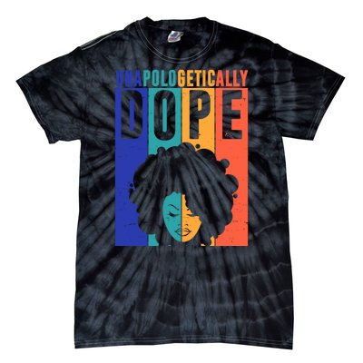 Unapologetically Dope Retro Colorful Tie-Dye T-Shirt