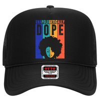 Unapologetically Dope Retro Colorful Trucker Hat