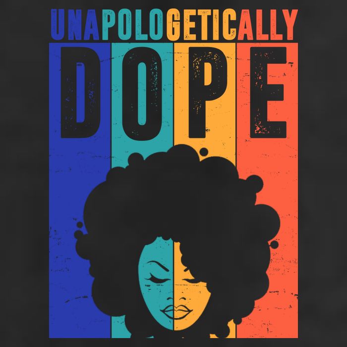 Unapologetically Dope Retro Colorful Trucker Hat