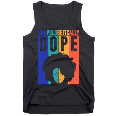 Unapologetically Dope Retro Colorful Tank Top