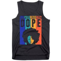 Unapologetically Dope Retro Colorful Tank Top