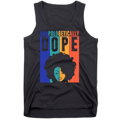 Unapologetically Dope Retro Colorful Tank Top