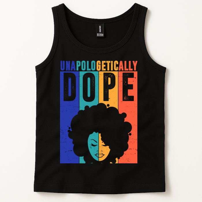 Unapologetically Dope Retro Colorful Tank Top