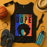 Unapologetically Dope Retro Colorful Tank Top