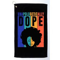 Unapologetically Dope Retro Colorful Golf Towel