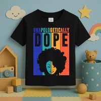 Unapologetically Dope Retro Colorful Toddler T-Shirt