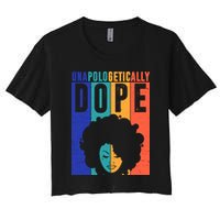 Unapologetically Dope Retro Colorful Crop Top