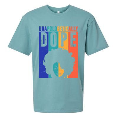 Unapologetically Dope Retro Colorful Sueded Cloud Jersey T-Shirt