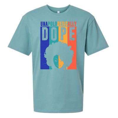 Unapologetically Dope Retro Colorful Sueded Cloud Jersey T-Shirt