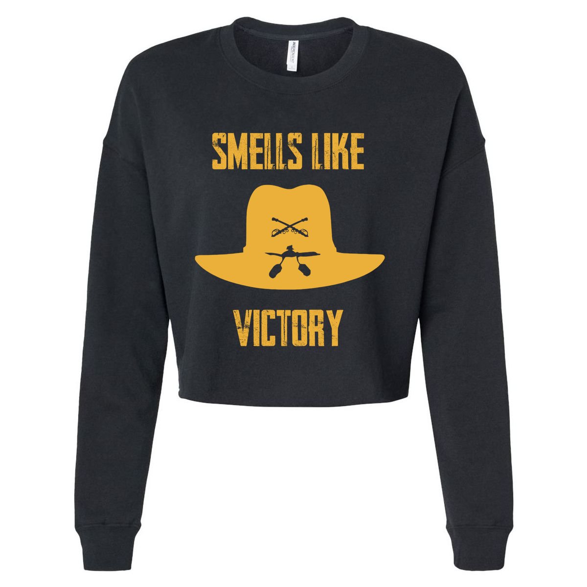 Unique Design Smells Like Victory Cute Gift Cropped Pullover Crew
