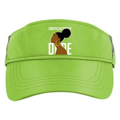 Unapologetically Dope Simple African Art Black History Gift Adult Drive Performance Visor