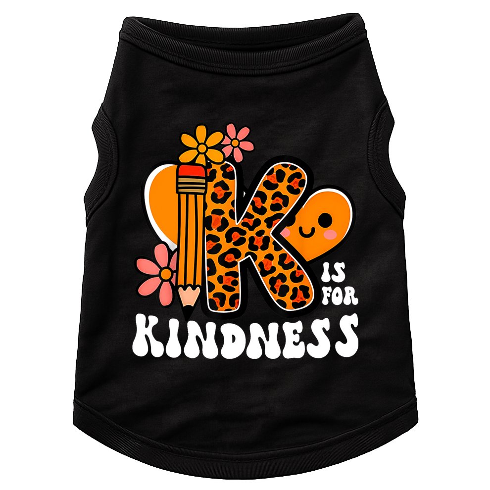 Unity Day Kindness Teacher Be Kind Doggie Tank