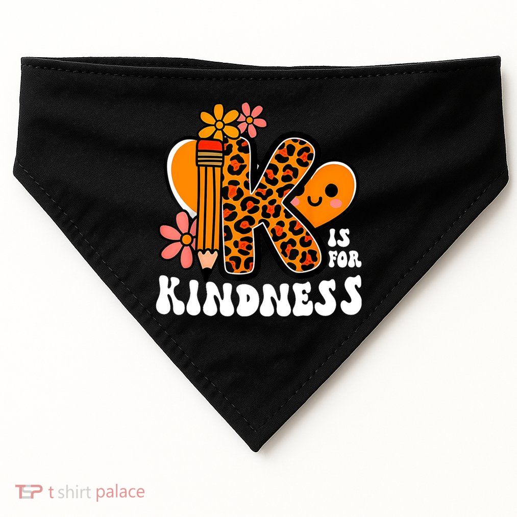 Unity Day Kindness Teacher Be Kind USA-Made Doggie Bandana