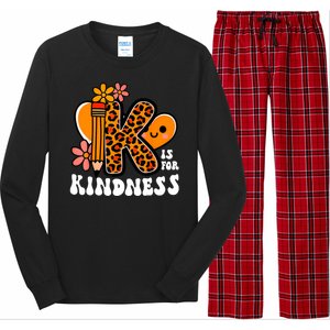 Unity Day Kindness Teacher Be Kind Long Sleeve Pajama Set