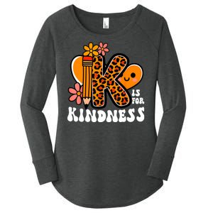 Unity Day Kindness Teacher Be Kind Women's Perfect Tri Tunic Long Sleeve Shirt