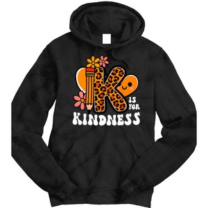 Unity Day Kindness Teacher Be Kind Tie Dye Hoodie