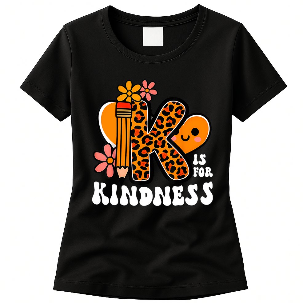 Unity Day Kindness Teacher Be Kind Womens T-Shirt