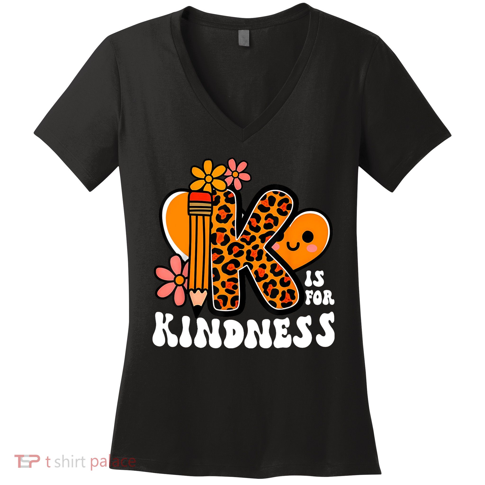 Unity Day Kindness Teacher Be Kind Women's V-Neck T-Shirt
