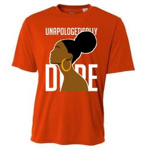 Unapologetically Dope Simple African Art Black History Gift Cooling Performance Crew T-Shirt