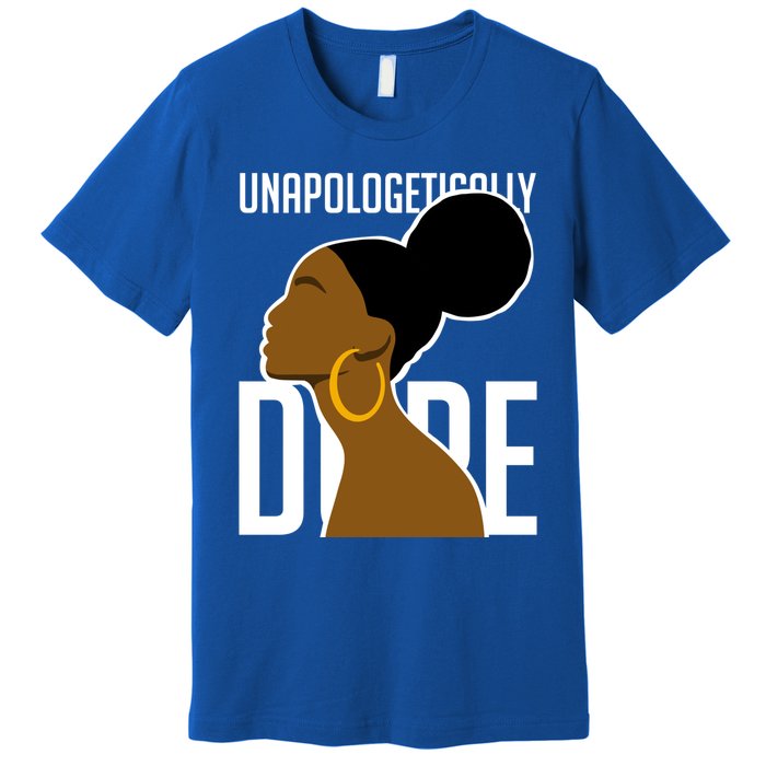 Unapologetically Dope Simple African Art Black History Gift Premium T-Shirt