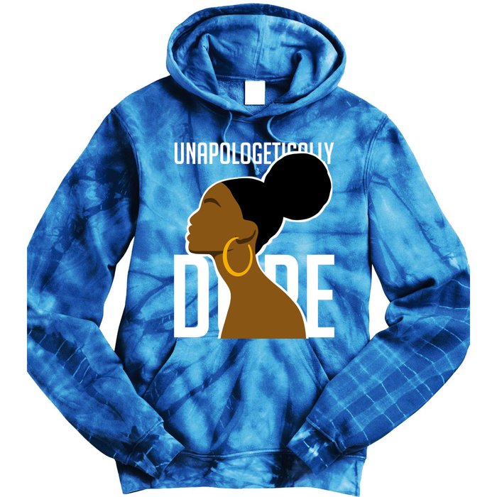 Unapologetically Dope Simple African Art Black History Gift Tie Dye Hoodie