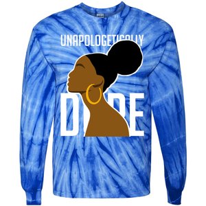 Unapologetically Dope Simple African Art Black History Gift Tie-Dye Long Sleeve Shirt