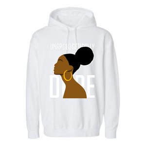 Unapologetically Dope Simple African Art Black History Gift Garment-Dyed Fleece Hoodie