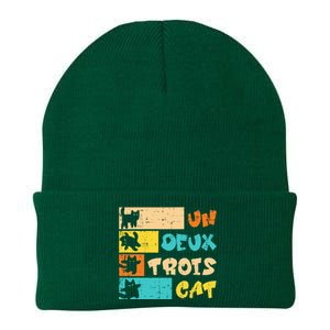 Un Deux Trois Cat French Knit Cap Winter Beanie