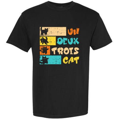 Un Deux Trois Cat French Garment-Dyed Heavyweight T-Shirt