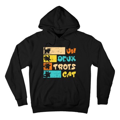 Un Deux Trois Cat French Hoodie