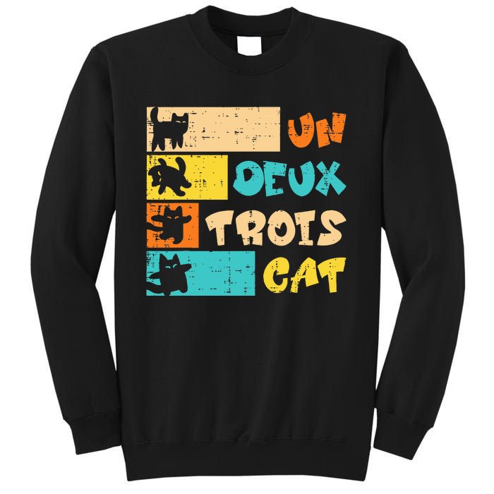 Un Deux Trois Cat French Sweatshirt