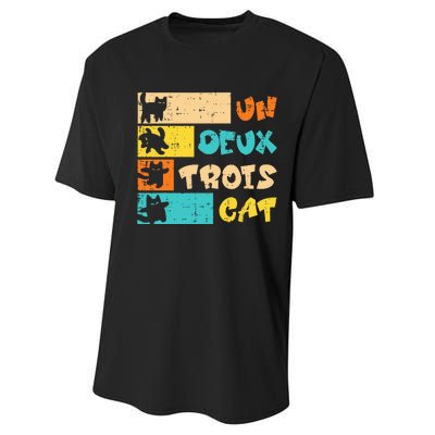 Un Deux Trois Cat French Performance Sprint T-Shirt