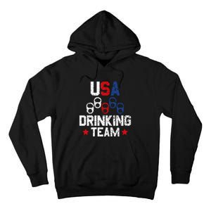 Usa Drinking Team Flag Tall Hoodie