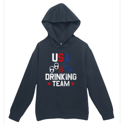 Usa Drinking Team Flag Urban Pullover Hoodie