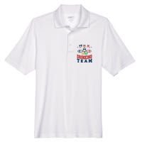 Usa Drinking Team Beer Party Memorial Day American Flag Men's Origin Performance Pique Polo