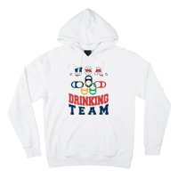 Usa Drinking Team Beer Party Memorial Day American Flag Hoodie