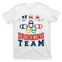 Usa Drinking Team Beer Party Memorial Day American Flag T-Shirt