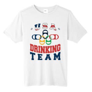 Usa Drinking Team Beer Party Memorial Day American Flag Tall Fusion ChromaSoft Performance T-Shirt