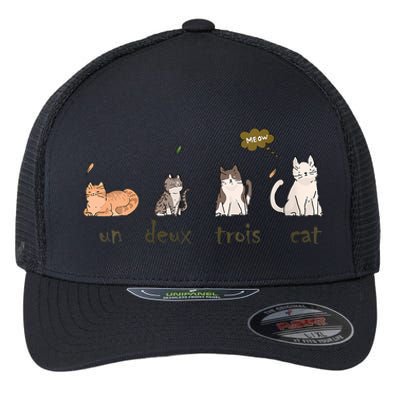 Un Deux Trois Cat Flexfit Unipanel Trucker Cap