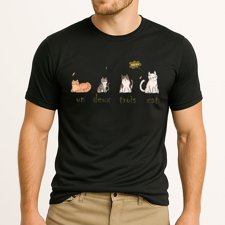 Un Deux Trois Cat Performance Shirt