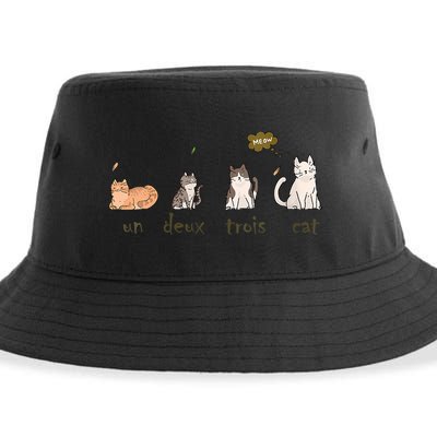 Un Deux Trois Cat Sustainable Bucket Hat